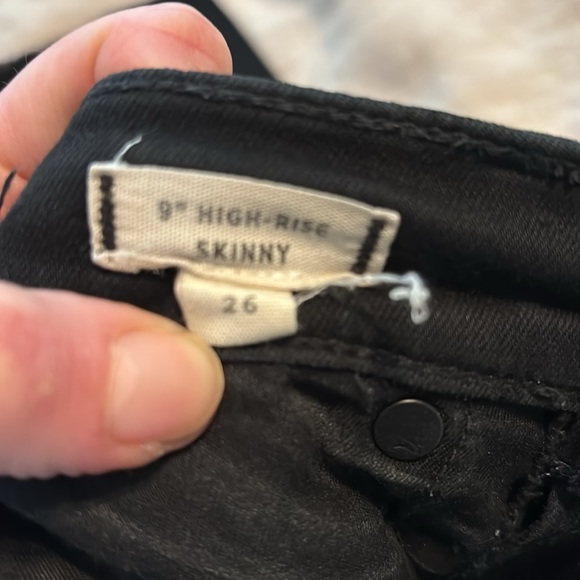Madewell 9” High Rise Black Jeans - Picture 3 of 3